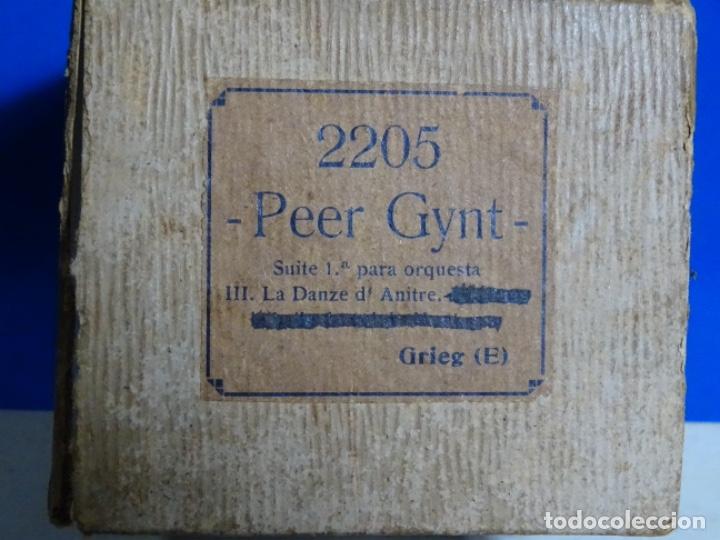 Instrumentos musicales: ROLLO DE PIANOLA. PEER GYNT. EL GRIEG. - Foto 2