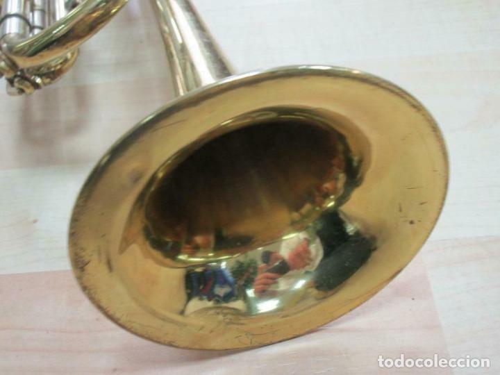 Instrumentos musicales: MAGNIFICA trompeta, aprox. 54 cm + maleta Musica Steyr-Austria - Foto 5 - 257702595