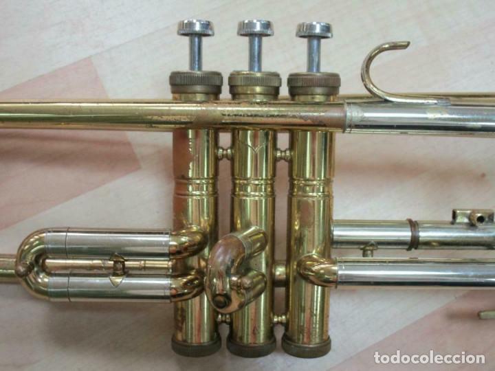 Instrumentos musicales: MAGNIFICA trompeta, aprox. 54 cm + maleta Musica Steyr-Austria - Foto 6 - 257702595