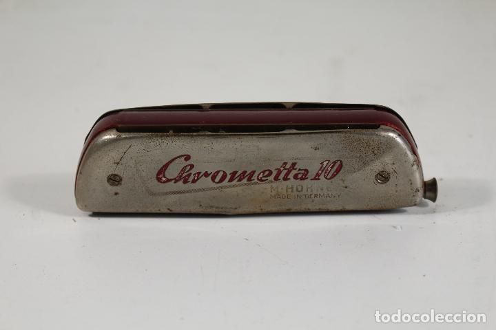 Instrumentos musicales: ARMONICA M.HOHNER - C - CHROMETTA 10 - - Foto 2