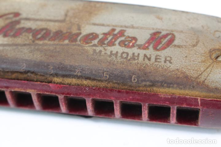 Instrumentos musicales: ARMONICA M.HOHNER - C - CHROMETTA 10 - - Foto 3