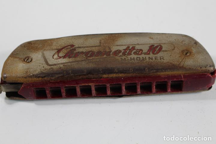 Instrumentos musicales: ARMONICA M.HOHNER - C - CHROMETTA 10 - - Foto 5