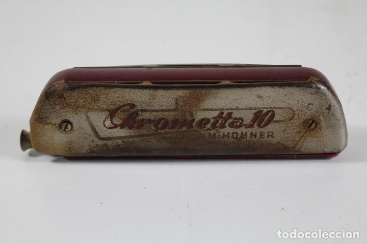 Instrumentos musicales: ARMONICA M.HOHNER - C - CHROMETTA 10 - - Foto 6