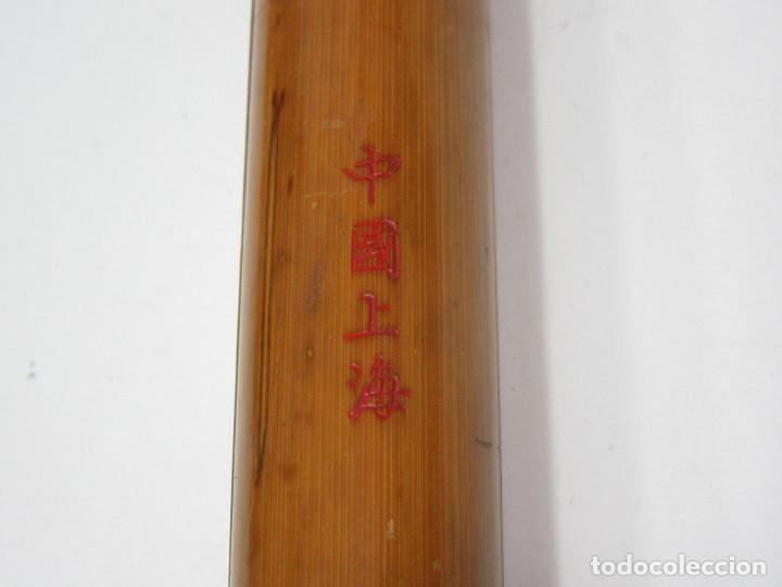 Instrumentos musicales: Flauta China en bamb&uacute; y lat&oacute;n. - Foto 4