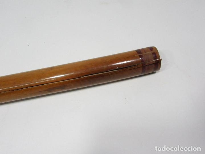 Instrumentos musicales: Flauta China en bamb&uacute; y lat&oacute;n. - Foto 5