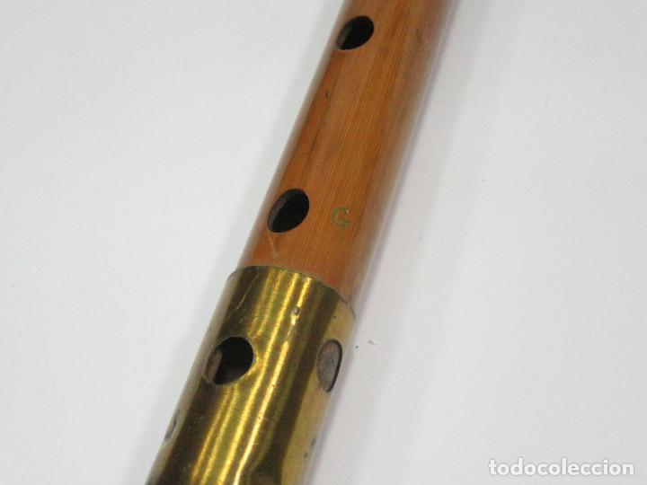 Instrumentos musicales: Flauta China en bamb&uacute; y lat&oacute;n. - Foto 7