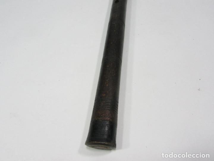 Instrumentos musicales: Flauta etnica en madera. - Foto 3