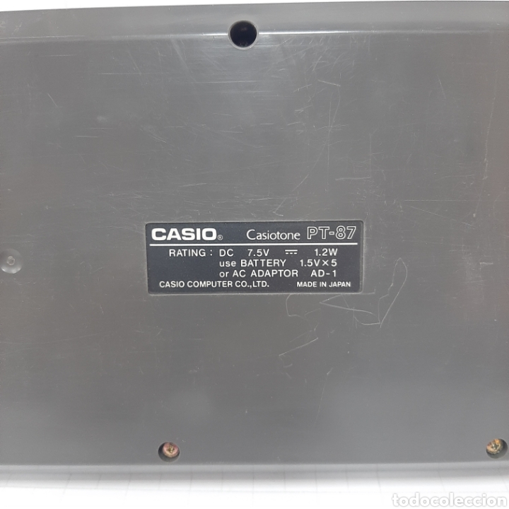 Instrumentos musicales: Piano el&eacute;ctrico CASIO PT-87 - Foto 4