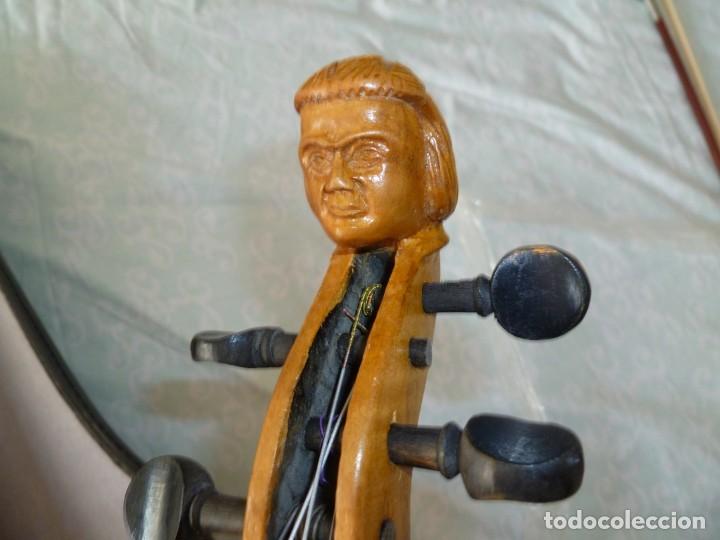 Instrumentos musicales: Violín del XIX stainer con talla de cabeza - Foto 1 - 269462353