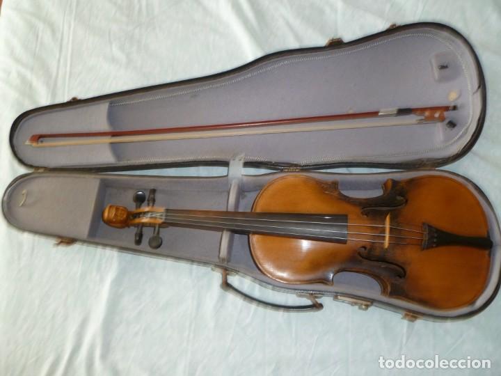 Instrumentos musicales: Violín del XIX stainer con talla de cabeza - Foto 3 - 269462353