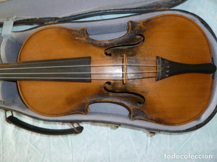 Instrumentos musicales: Violín del XIX stainer con talla de cabeza - Foto 5 - 269462353