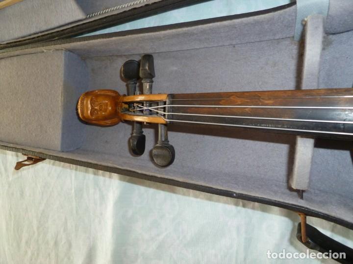 Instrumentos musicales: Violín del XIX stainer con talla de cabeza - Foto 6 - 269462353
