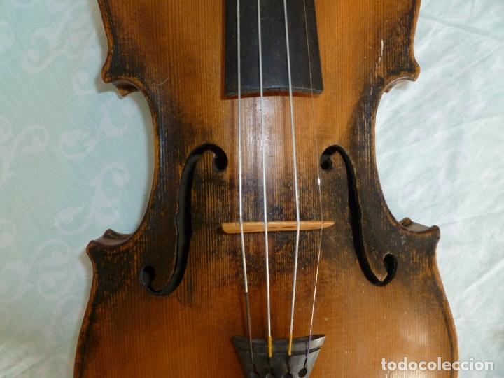 Instrumentos musicales: Violín del XIX stainer con talla de cabeza - Foto 7 - 269462353