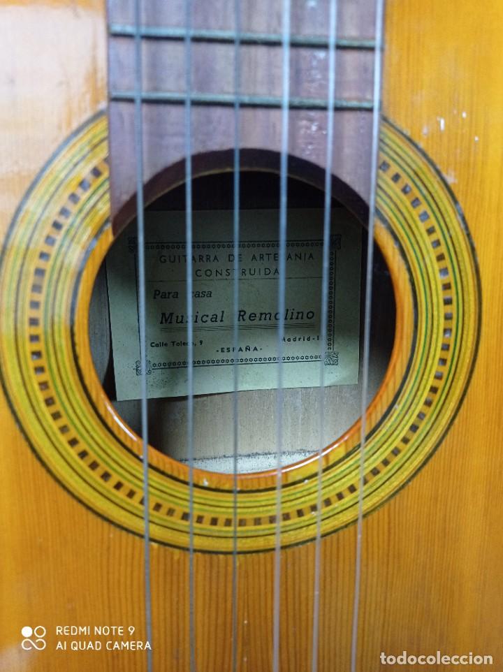 Instrumentos musicales: Antigua guitarra Española, artesana en buen estado - Foto 2 - 276386883