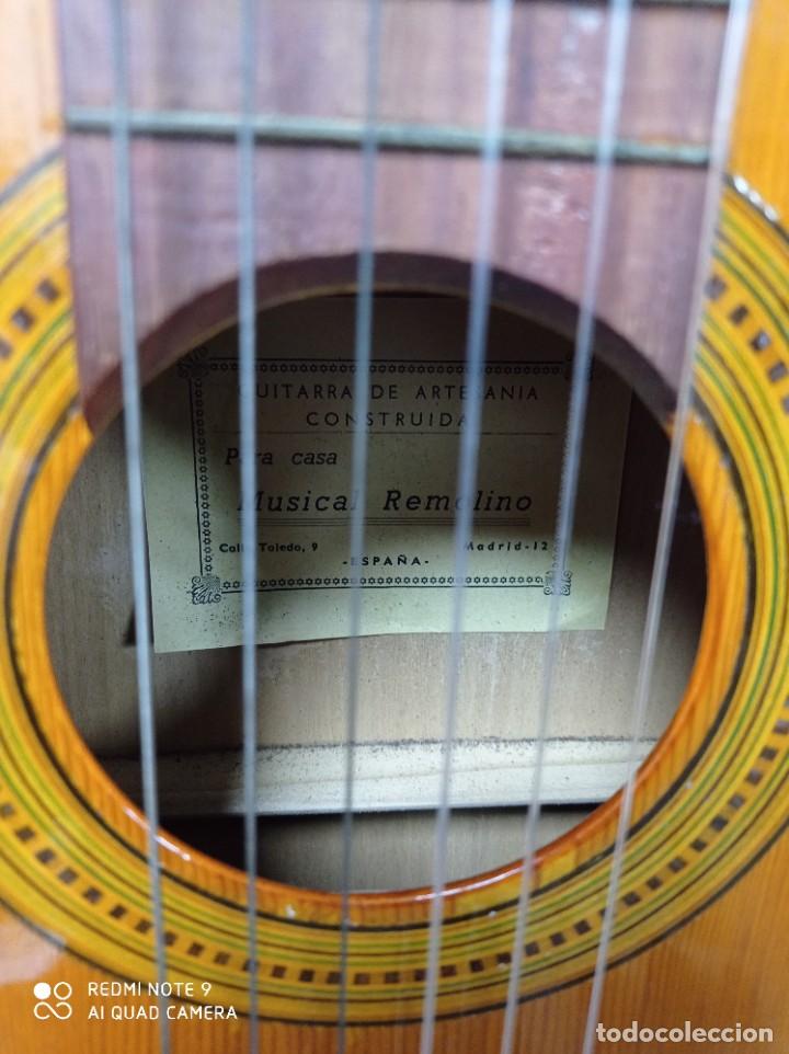 Instrumentos musicales: Antigua guitarra Española, artesana en buen estado - Foto 6 - 276386883