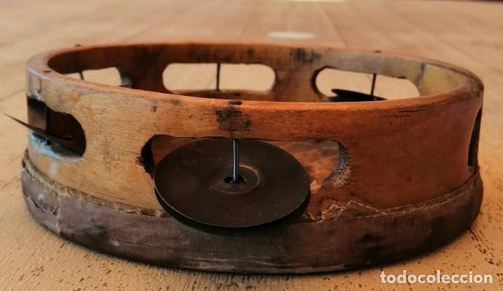 Instrumentos musicales: Pandereta antigua - Foto 7