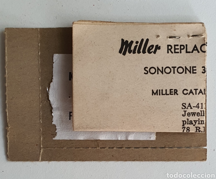 Instrumentos musicales: AGUJA TOCADISCOS MILLER - SA 413 SS - Foto 2