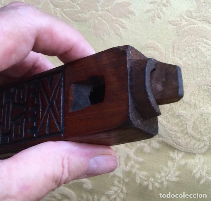 Instrumentos musicales: FLAUTA PERUANA, TALLADA A MANO, PER&Uacute;, 33 CM - Foto 14