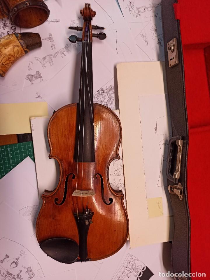 Instrumentos musicales: Viol&iacute;n antiguo SXIX - Foto 9