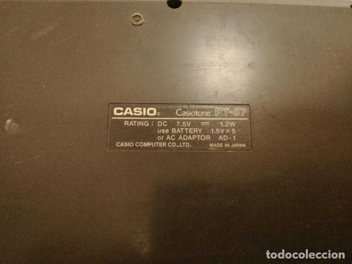 Instrumentos musicales: ORGANO / TECLADO / PIANO - CASIO PT-87 (FUNCIONA) - Foto 12