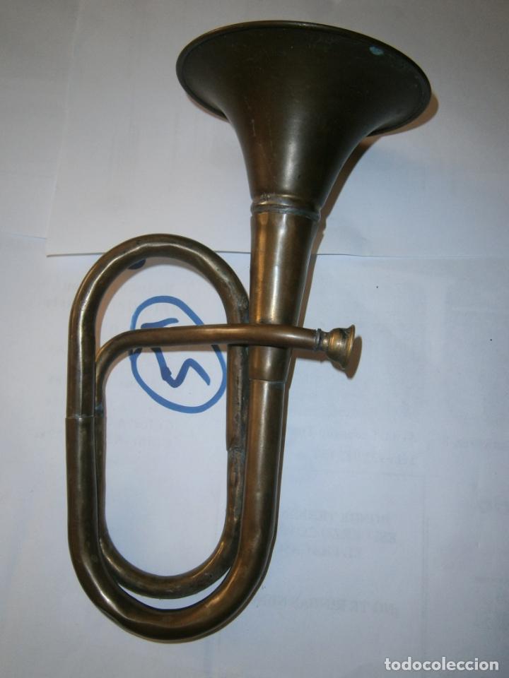 Instrumentos musicales: ANTIGUA TROMPETA - Foto 3