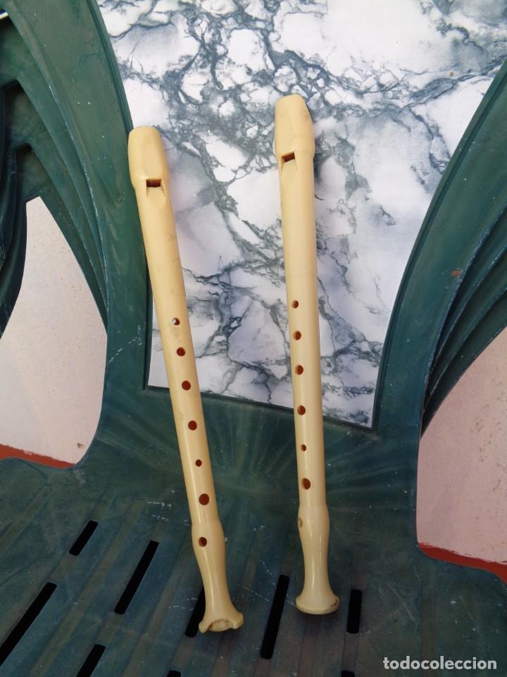 Instrumentos musicales: # DOS FLAUTAS DULCES, Made in Germany. # - Foto 2