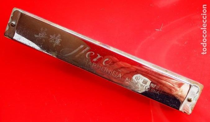 Instrumentos musicales: harmonica HERO - made in china - antigua - usada - Foto 1