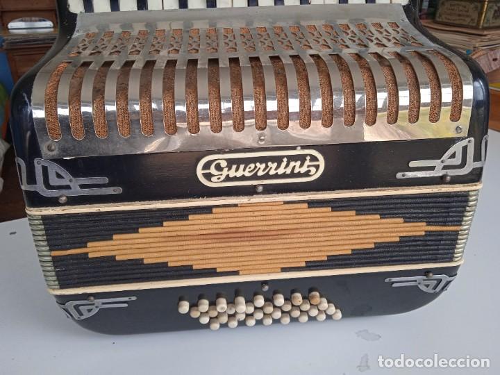 Instrumentos musicales: ACORDEON ANTIGUA MARCA GUERRINI DE COLECCION - Foto 6