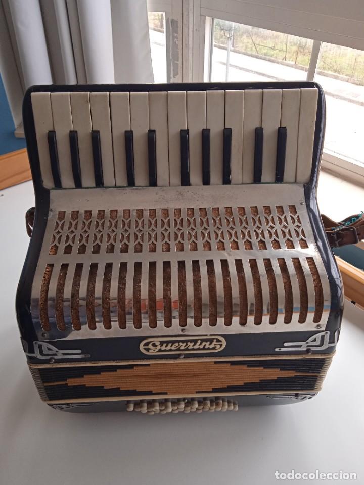 Instrumentos musicales: ACORDEON ANTIGUA MARCA GUERRINI DE COLECCION - Foto 13