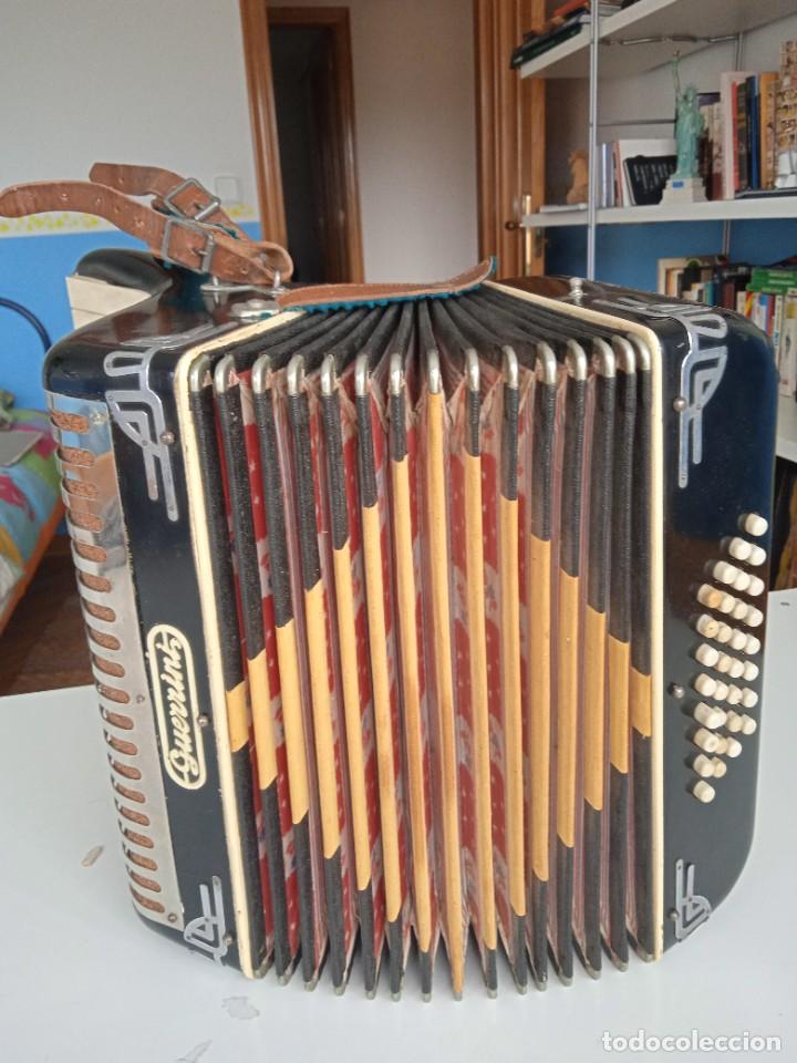 Instrumentos musicales: ACORDEON ANTIGUA MARCA GUERRINI DE COLECCION - Foto 14