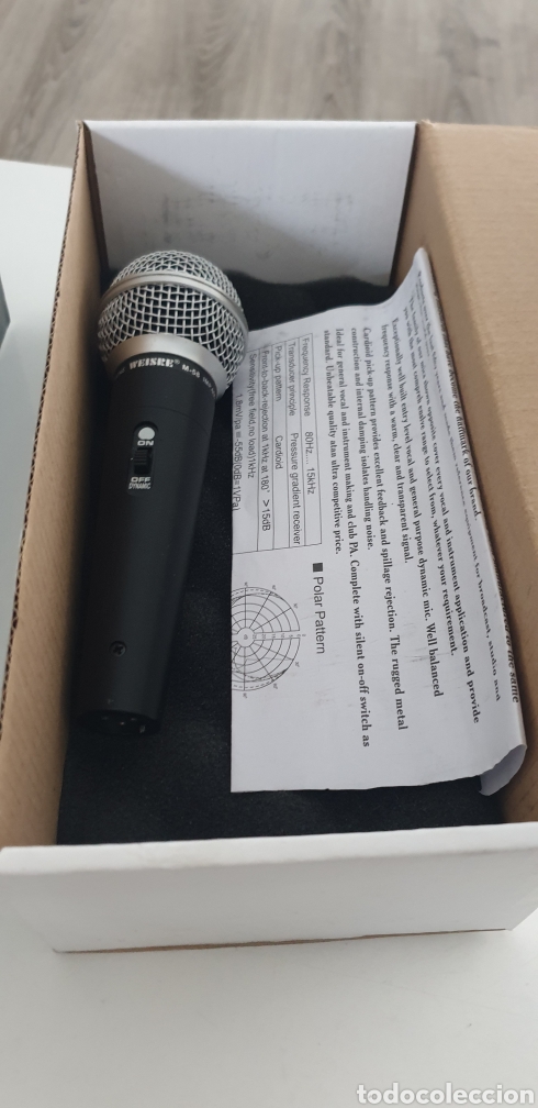 Instrumentos musicales: Microfono weisre m-58 im-600 - Foto 3