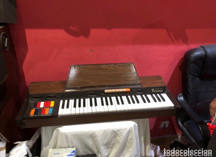TECLADO DE ÓRGANO ELECTRÓNICO BONTEMPI VINTAGE AÑOS 70 . VER FOTOS (Música - Instrumentos Musicales - Pianos Antiguos)