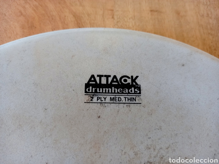 Instrumentos musicales: Attack Drumheads 2 ply medium vintage thin coated 14” parche batería - Foto 2 - 303241533