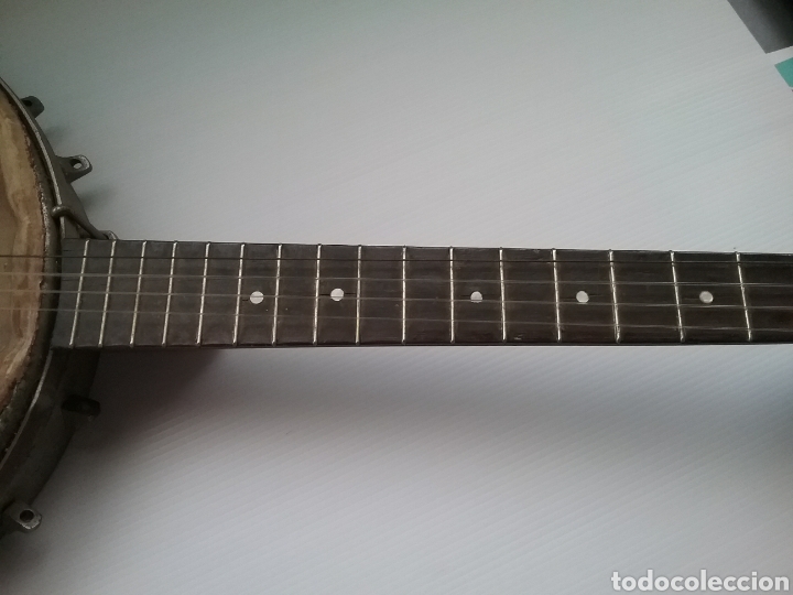 Instrumentos musicales: Antiguo banjo de 4 cuerdas. - Foto 6