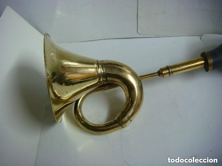 Instrumentos musicales: BOCINA EN LATON CON SU PERA EN GOMA - Foto 2
