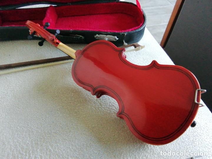 Instrumentos musicales: *VIOLIN MINIATURA. (Rf:67/d) - Foto 3