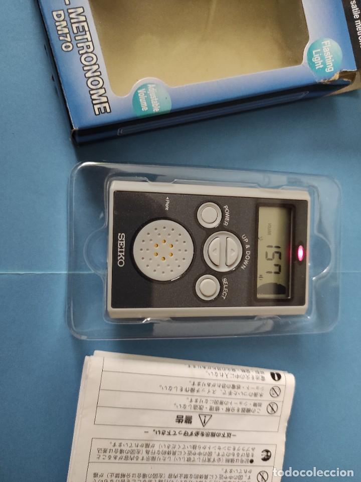Instrumentos musicales: METR&Oacute;NOMO DIGITAL DE BOLSILLO DM70 SEIKO - Foto 5