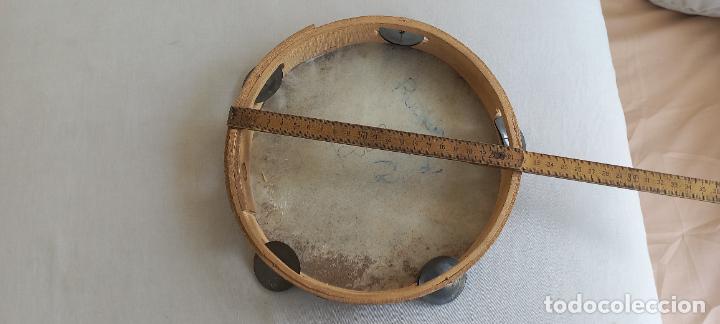 Instrumentos musicales: PANDERETA DE MADERA Y PIEL. - Foto 5