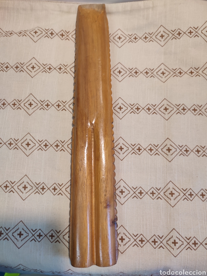 Instrumentos musicales: Flauta doble artesanal de madera tallada - Foto 7