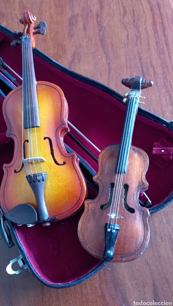Instrumentos musicales: Viol&iacute;n en miniatura (2) - Foto 3