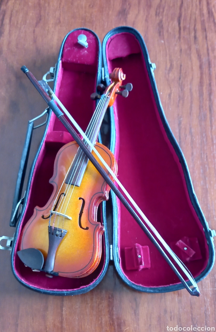 Instrumentos musicales: Viol&iacute;n en miniatura (2) - Foto 4