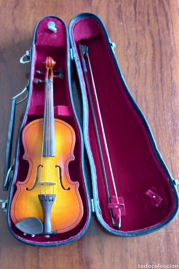 Instrumentos musicales: Viol&iacute;n en miniatura (2) - Foto 5