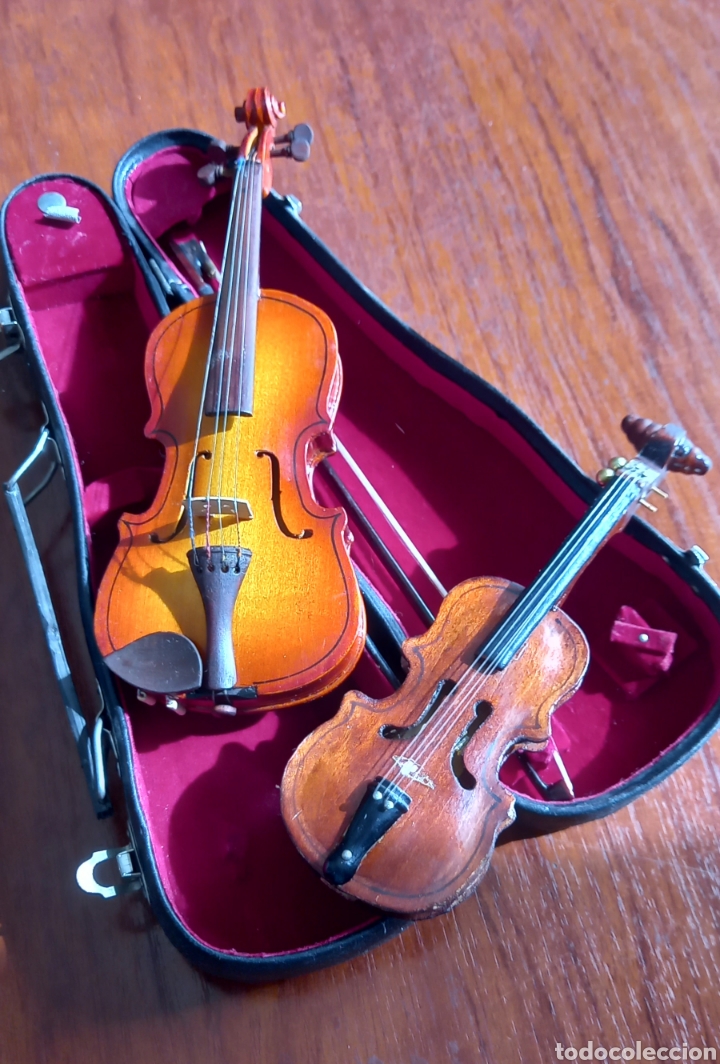 Instrumentos musicales: Viol&iacute;n en miniatura (2) - Foto 1