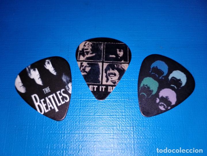 the beatles 3 púas para guitarra eléctrica o ba - Comprar Accesorios  instrumentos musicales antiguos en todocoleccion - 321318298