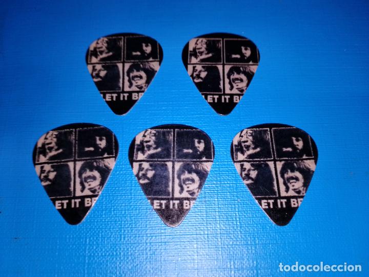 the beatles 5 púas . gratis por compra superior - Comprar Accesorios  instrumentos musicales antiguos en todocoleccion - 321319458