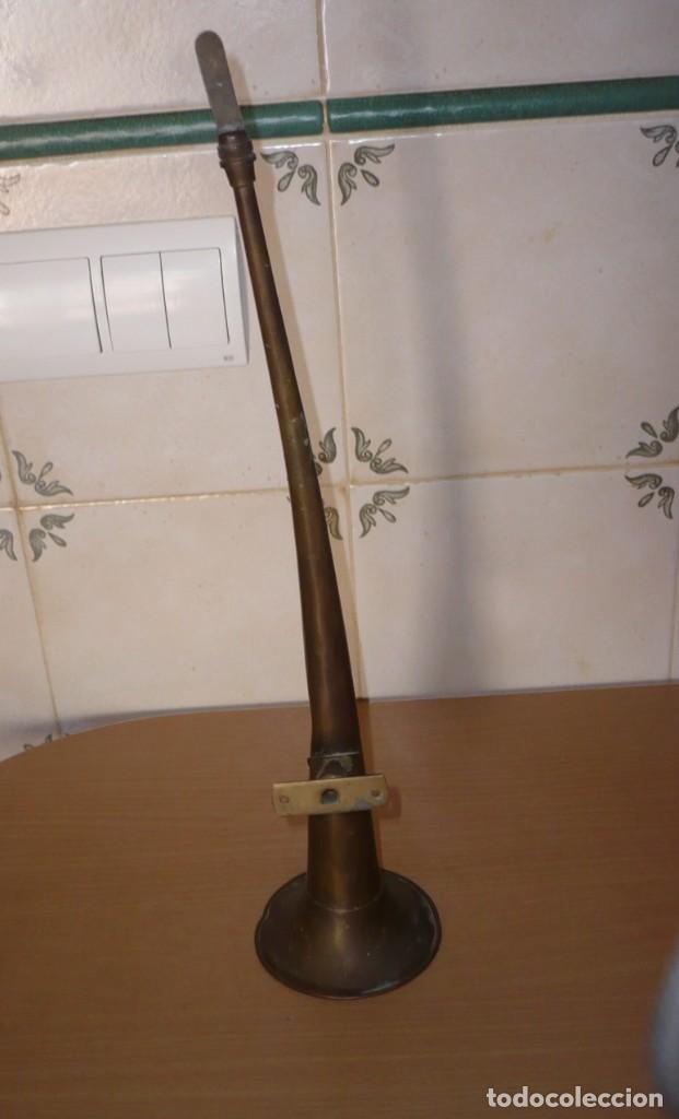 Instrumentos musicales: Antigua Trompeta de Lat&oacute;n - Foto 6