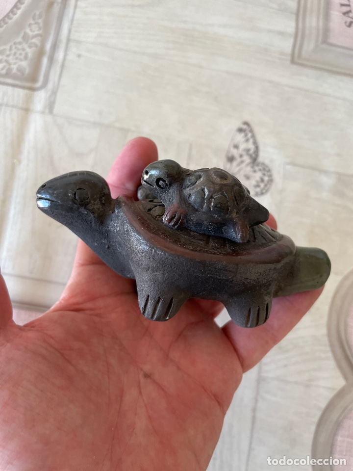Instrumentos musicales: Silbato de cer&aacute;mica con forma de tortuga - Foto 4