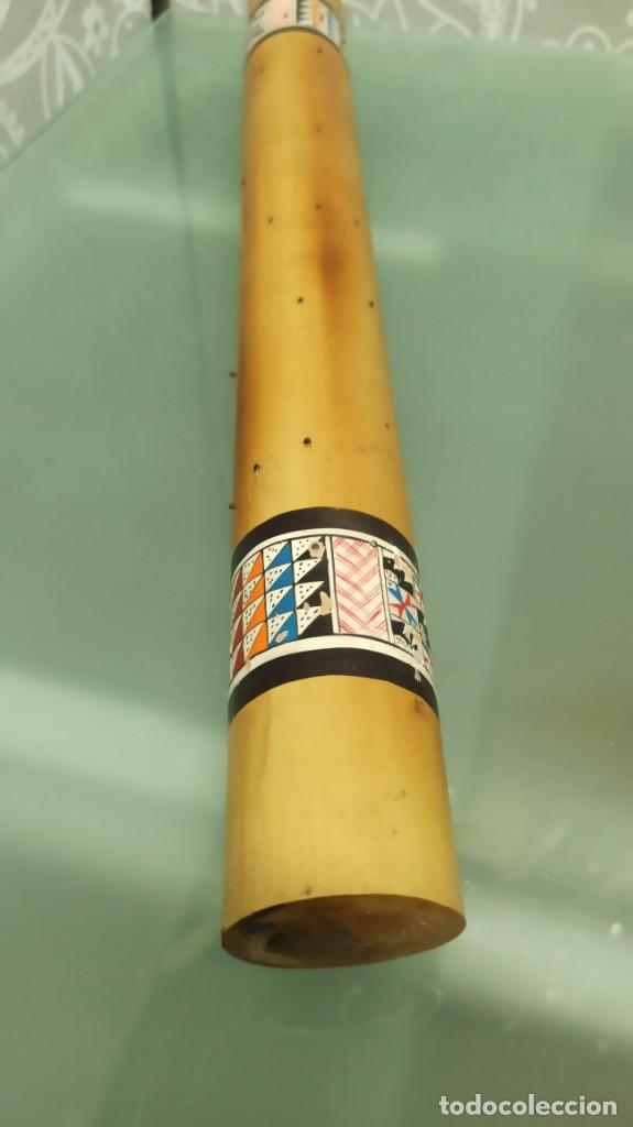Instrumentos musicales: PALO DE LLUVIA EN MADERA BAMB&Uacute; - Foto 2