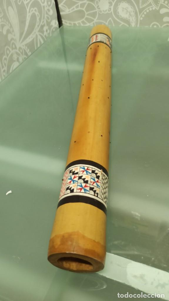 Instrumentos musicales: PALO DE LLUVIA EN MADERA BAMB&Uacute; - Foto 3