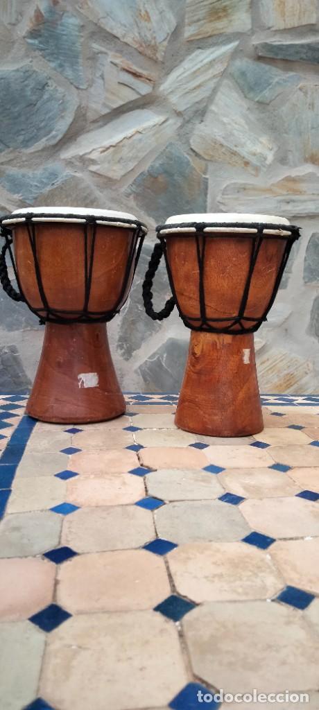 Instrumentos musicales: DOS TIMBALES DECORATIVOS - Foto 3